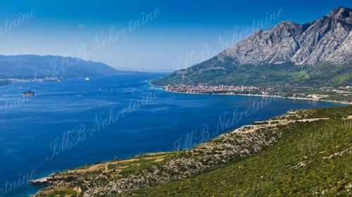 Building plot of 1223 m2 with sea view - Dubrovnik area