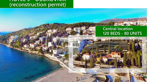 HOTEL in Dubrovnik | Land with a building permit for the reconstruction of 5* Hotel - EXCLUSIVE SALE IMB