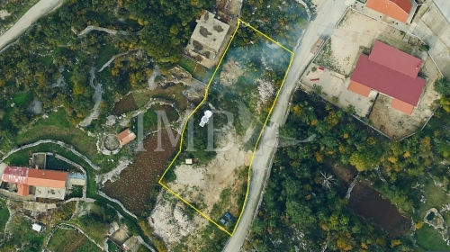 Building land of 1860 m2 in beautiful rural area with lots of greenery - Dubrovnik surrounding 