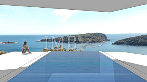 Građevinsko zemljište uz more | Panoramski pogled na more i otoke | Atraktivna pozicija | Privatnost - Dubrovnik okolica